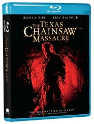 The Texas Chainsaw Massacre with Jessica Biel: Blu-ray Cover