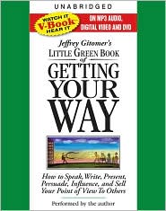 The Little Green Book of Getting Your Way by Jeffrey Gitomer: Audiobook Cover