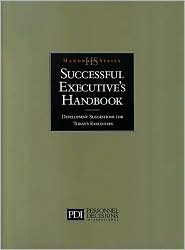 Successful Executive's Handbook by Susan H. Gebelein: Book Cover