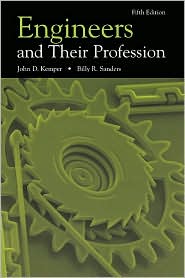 Engineers and Their Profession by Billy R. Sanders: Book Cover