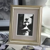 Product Image. Title: 8" Digital Frame - Silver tone Frame (Black Frame Option Also Included)