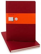 Product Image. Title: Moleskine Cahier Red Extra Large Ruled Journal, Set of 3