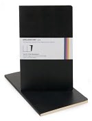 Product Image. Title: Black Moleskine Volant Ruled Pages (5" x 8-1/4") -Set of 2
