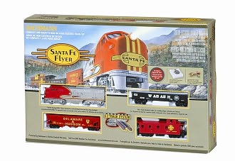 Santa Fe HO Scale Electric Train Set
