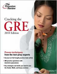 Cracking the GRE, 2010 Edition by Princeton Review: Book Cover