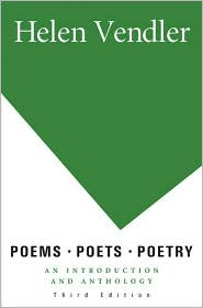 Poems, Poets, Poetry by Helen Vendler: Book Cover