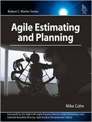 Agile Estimating and Planning (Robert C. Martin Series) by Mike Cohn: Book Cover