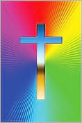Product Image. Title: Rainbow Cross - Poster