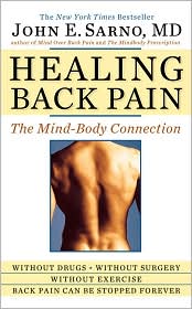 Healing Back Pain by John E. Sarno: Book Cover