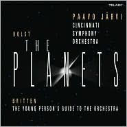 Holst: The Planets; Britten: The Young Person's Guide to the Orchestra by Paavo J�rvi: CD Cover