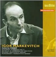 Schubert: Symphony No. 3; De Falla: El Sombrero de Tres Picos; Roussel: Bacchus et Ariane by Igor Markevitch: CD Cover