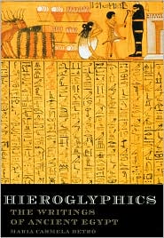 Hieroglyphics by Maria Carmelo Bertro: Book Cover
