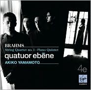 Brahms: String Quartet No. 1; Piano Quintet by Quatuor Eb�ne: CD Cover