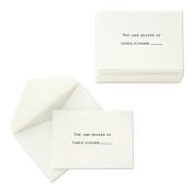 Product Image. Title: Hand Engraved Block Table Cards