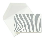Product Image. Title: Letterpress Zebra Notes
