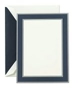 Product Image. Title: Classic Frame in Navy and Silver