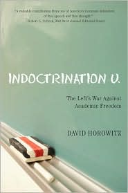 Indoctrination U by David Horowitz: Book Cover