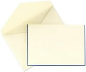 Product Image. Title: Hand Bordered in Regent Blue Notes