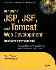 Beginning JSP, JSF and Tomcat Web Development by Giulio Zambon: Book Cover