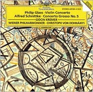 Philip Glass: Concerto for Violin and Orchestra; Schnittke: Concerto Grosso No. 5 by Christoph von Dohn�nyi: CD Cover