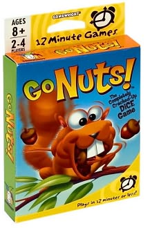 12 Minute Go Nuts card game by Gamewright: Product Image
