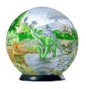 Product Image. Title: Dinosaurs Puzzleball