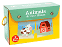 Product Image. Title: Animals & Their Homes  Two Piece Puzzles