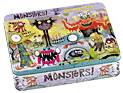 Product Image. Title: Monsters Collectible Tin Puzzle