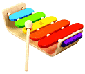 Product Image. Title: Oval Xylophone