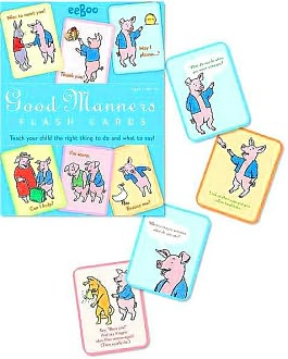 Good Manners Flash Cards by eeBoo: Product Image