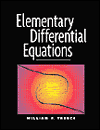Elementary Differential Equations by William Trench: Book Cover