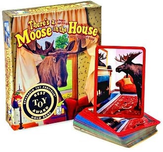 There's a Moose in the House Card Game by Gamewright: Product Image
