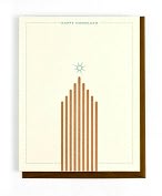 Product Image. Title: Copper Menorah Set of 6