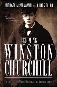 Becoming Winston Churchill by Michael McMenamin: Book Cover