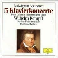 Beethoven: 5 Klavierkonzerte by Wilhelm Kempff: CD Cover
