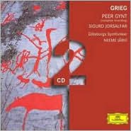Edvard Grieg: Peer Gynt; Sigurd Jorsalfer by Neeme Jarvi: CD Cover
