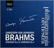 Brahms: Symphonies Nos. 2 & 4 by New Philharmonia Orchestra of London: CD Cover