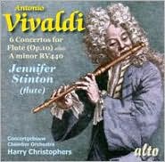 Vivaldi: 6 Concertos for Flute by Jennifer Stinton: CD Cover