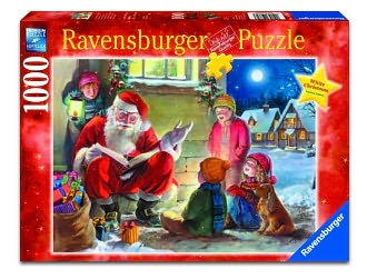 Santa's Story Time 1000 piece puzzle by Ravensburger: Product Image
