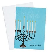 Product Image. Title: Happy Hanukah Blank Card Box of 10