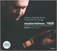 Johann Gottlieb Graun: Concertos for Strings by moderntimes_1800: CD Cover