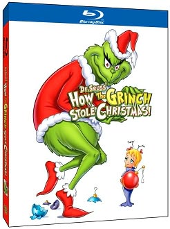 How the Grinch Stole Christmas with Boris Karloff: Blu-ray Cover