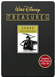 Walt Disney Treasures - Zorro The Complete First Season with Guy Williams: DVD Cover