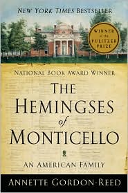 The Hemingses of Monticello by Annette Gordon-Reed: Book Cover