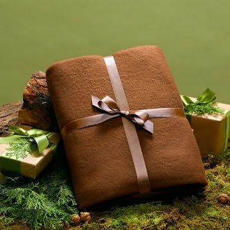 Chocolate Winter Throw by Picnic At Ascot, Inc.: Product Image
