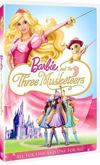 Barbie and the Three Musketeers with Kelly Sheridan: DVD Cover