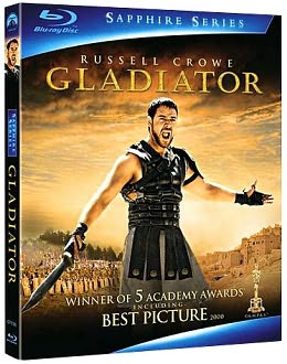 Gladiator with Russell Crowe: Blu-ray Cover