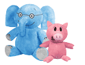Product Image. Title: Elephant and Piggie Plush Toy