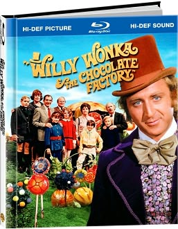 Willy Wonka and the Chocolate Factory with Gene Wilder: Blu-ray Cover