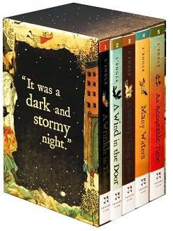 Wrinkle in Time Quintet Boxed Set by Madeleine L'Engle: Book Cover